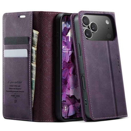 CaseMe 033 Calf Leather Lining Microfibre RFID Blocking Phone Case