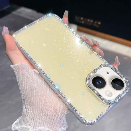 Rhinestone Glitter TPU 4-corners Anti-fall Phone Case