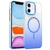 Gold Diamond Glitter Gradient MagSafe Shockproof Phone Case