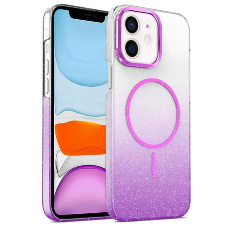 Gold Diamond Glitter Gradient MagSafe Shockproof Phone Case