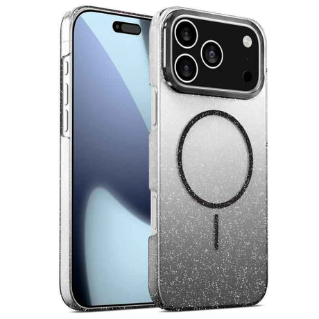 Gold Diamond Glitter Gradient MagSafe Shockproof Phone Case