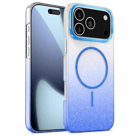 Gold Diamond Glitter Gradient MagSafe Shockproof Phone Case