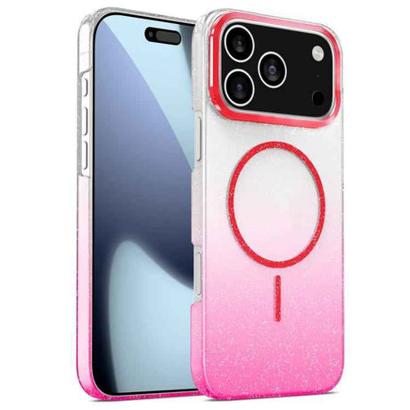 Gold Diamond Glitter Gradient MagSafe Shockproof Phone Case