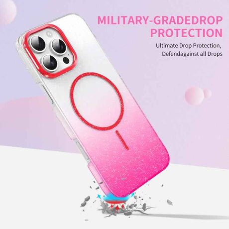 Gold Diamond Glitter Gradient MagSafe Shockproof Phone Case