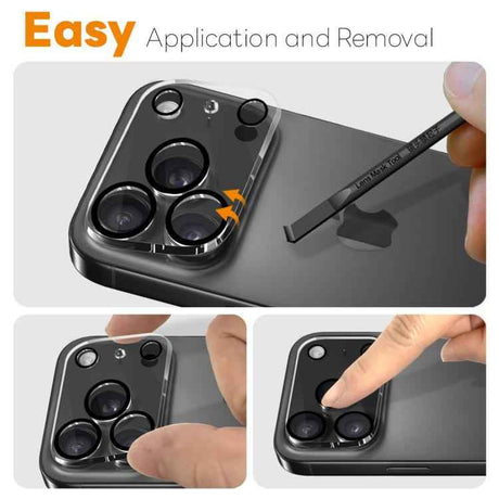 2pcs NORTHJO Camera Lens Protector 3D Night Shot Tempered Glass Film