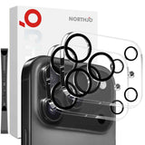 2pcs NORTHJO Camera Lens Protector 3D Night Shot Tempered Glass Film