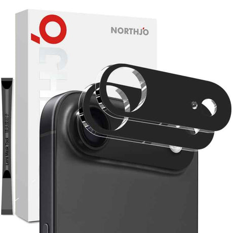 2pcs NORTHJO Camera Lens Protector 3D HD Tempered Glass Film