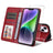 ENKAY Card Wallet Calf Texture Leather Phone Case with Thickened Glue No White Edge Film