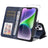 ENKAY Card Wallet Calf Texture Leather Phone Case with Thickened Glue No White Edge Film