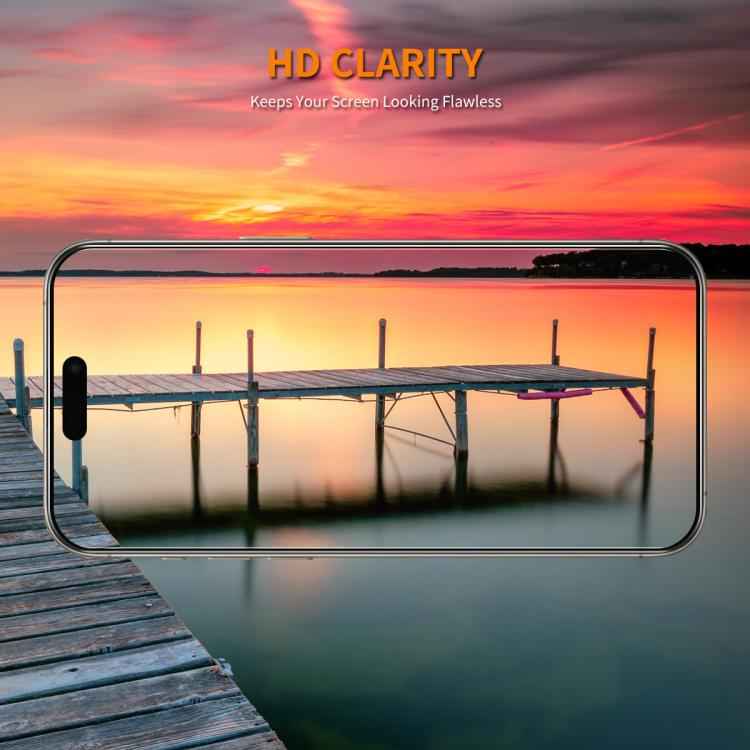 ENKAY Thickened Glue No White Edge 9H Big Arc Edge High Aluminum-silicon Tempered Glass Film