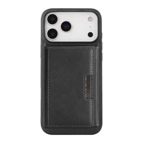 Kalebol Strong Magnetic MagSafe Tri-Fold Wallet Leather Phone Case