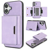 Kalebol Strong Magnetic MagSafe Tri-Fold Wallet Leather Phone Case