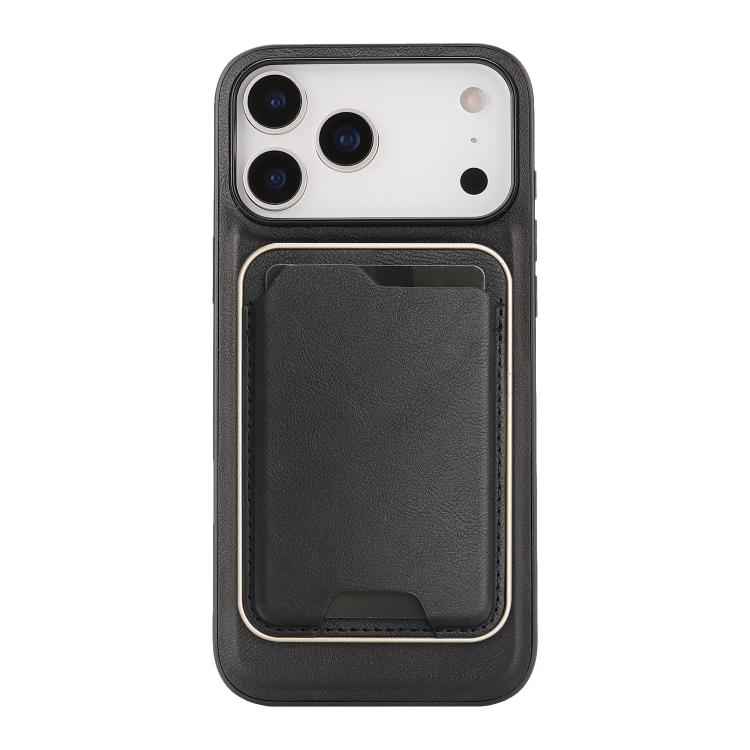 Kalebol Slim MagSafe Ring Magnetic Card Bag Leather Phone Case