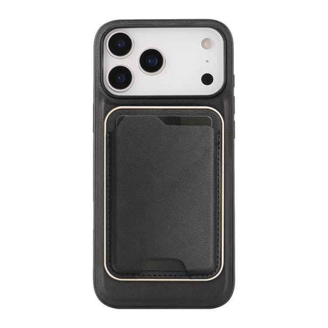 Kalebol Slim MagSafe Ring Magnetic Card Bag Leather Phone Case
