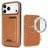 Kalebol Slim MagSafe Ring Magnetic Card Bag Leather Phone Case