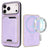 Kalebol Slim MagSafe Ring Magnetic Card Bag Leather Phone Case