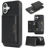 Kalebol Strong MagSafe Magnetic Two-Fold Card Bag Leather Phone Case