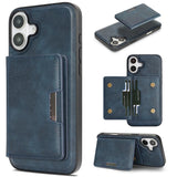 Kalebol Strong MagSafe Magnetic Two-Fold Card Bag Leather Phone Case