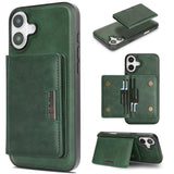 Kalebol Strong MagSafe Magnetic Two-Fold Card Bag Leather Phone Case