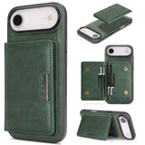 Kalebol Strong MagSafe Magnetic Two-Fold Card Bag Leather Phone Case