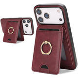 Kalebol MagSafe Leather Phone Case with Strong Magnetic Card Bag Holder