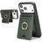 Kalebol Strong MagSafe Ring Magnetic Card Bag Holder Leather Phone Case