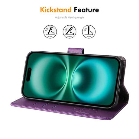 ENKAY RFID Blocking Wallet Kickstand Litchi Texture Leather Phone Case