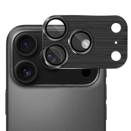 ENKAY Anti-reflection Camera Lens Brushed Aluminium Alloy Tempered Glass Film