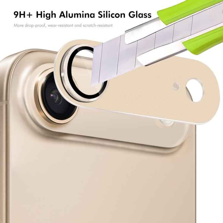 ENKAY Anti-reflection Camera Lens Frosted Armor Aluminium Alloy Tempered Glass Film