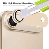 ENKAY Anti-reflection Camera Lens Frosted Armor Aluminium Alloy Tempered Glass Film