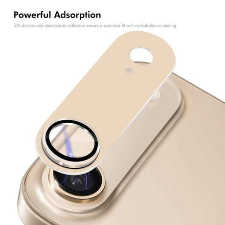 ENKAY Anti-reflection Camera Lens Frosted Armor Aluminium Alloy Tempered Glass Film