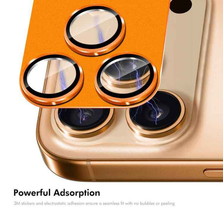 ENKAY Anti-reflection Camera Lens Frosted Armor Aluminium Alloy Tempered Glass Film