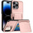 Kalebol Flip Card Wallet Holder Shockproof Phone Case