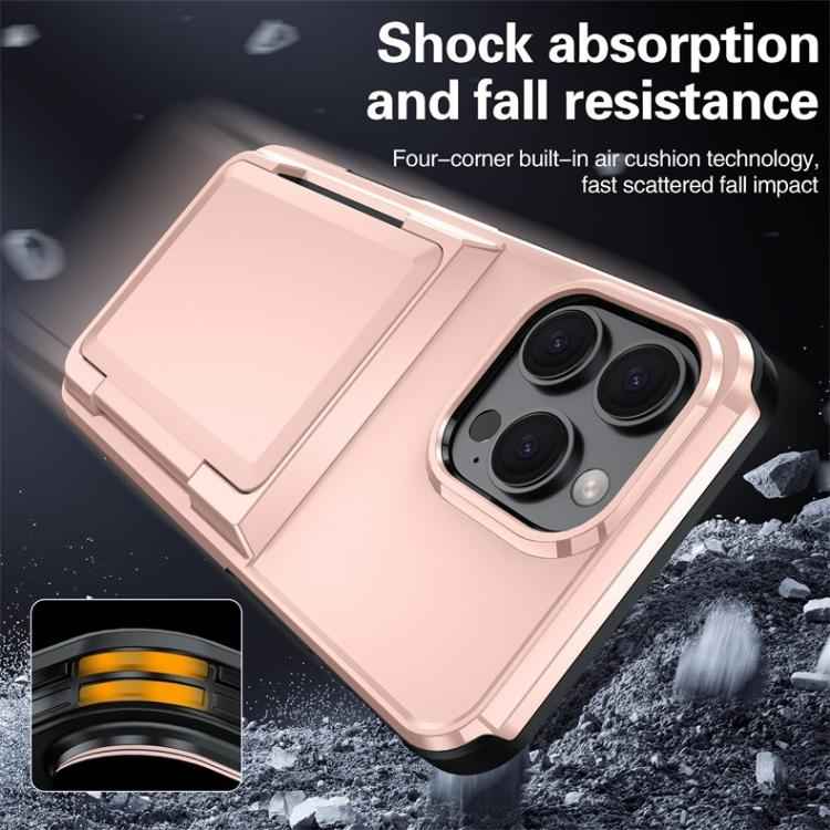 Kalebol Flip Card Wallet Holder Shockproof Phone Case