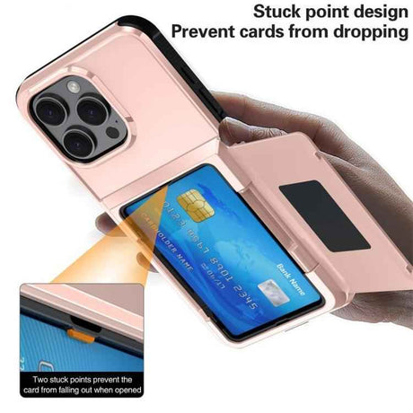 Kalebol Flip Card Wallet Holder Shockproof Phone Case