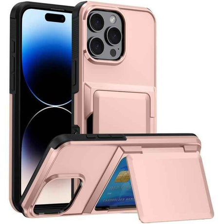 Kalebol Flip Card Wallet Holder Shockproof Phone Case