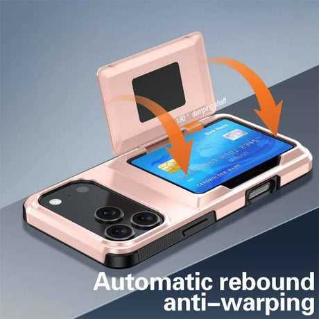 Kalebol Flip Card Wallet Holder Shockproof Phone Case