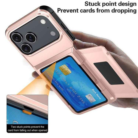 Kalebol Flip Card Wallet Holder Shockproof Phone Case