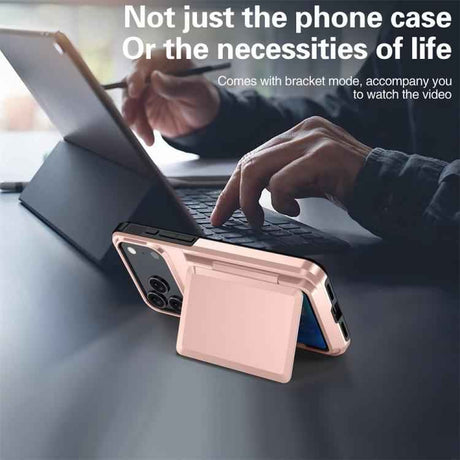Kalebol Flip Card Wallet Holder Shockproof Phone Case