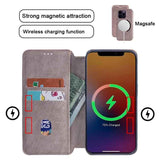 Kalebol Flip Card Slot MagSafe Leather Phone Case