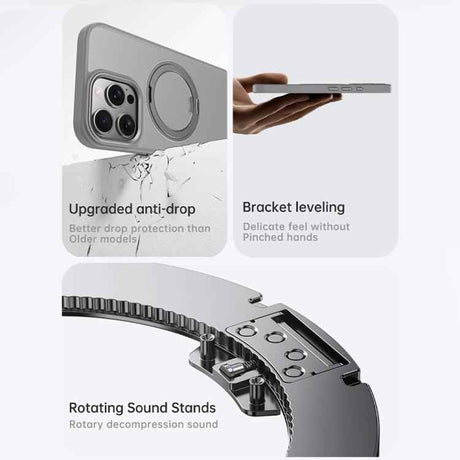 Kalebol Rotating Magnetic Holder MagSafe Phone Case