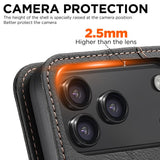 SUTENI J07 Flip Leather Phone Case - Multifunctional Horizontal Flip MagSafe Design