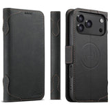 SUTENI J07 Flip Leather Phone Case - Multifunctional Horizontal Flip MagSafe Design