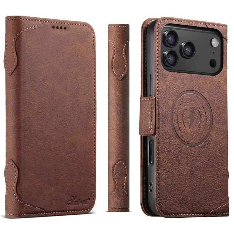 SUTENI J07 Multifunctional Horizontal Flip Magsafe Leather Phone Case