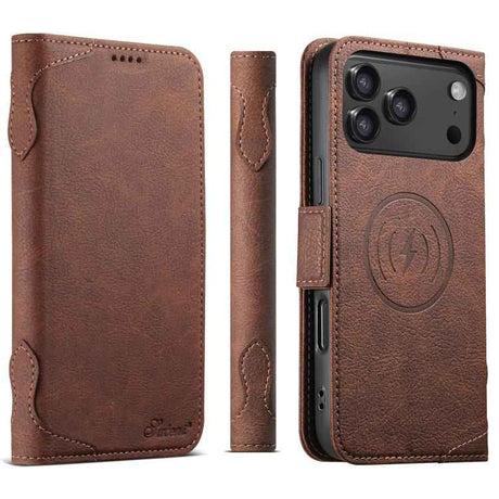 SUTENI J07 Multifunctional Horizontal Flip Magsafe Leather Phone Case