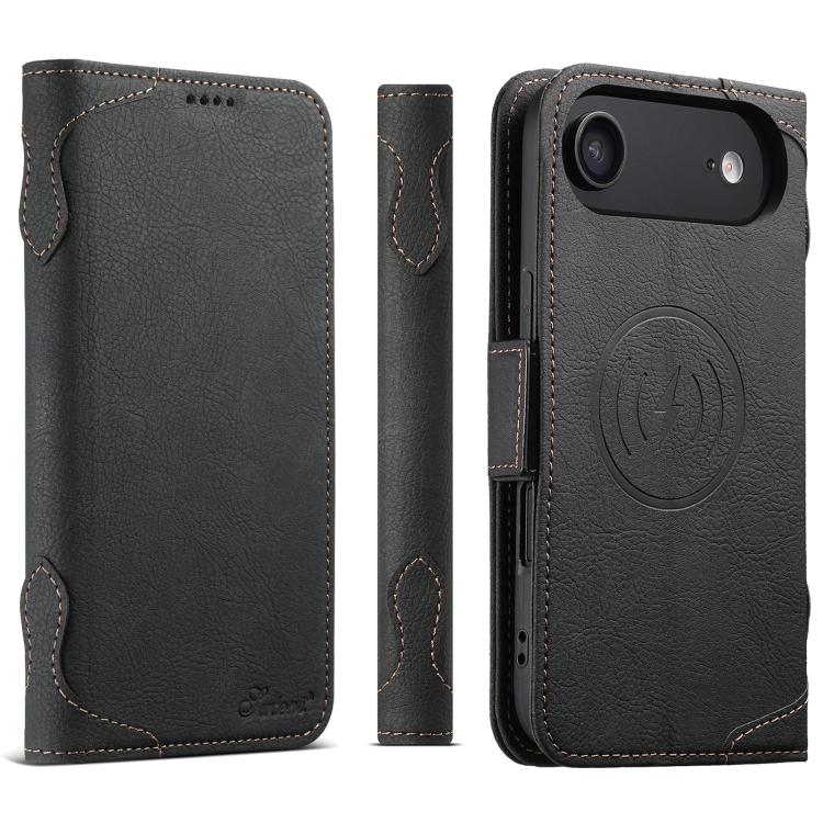 SUTENI J07 Flip Leather Phone Case - Multifunctional Horizontal Flip MagSafe Design