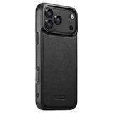 Suteni G5 Litchi Leather Magnetic MagSafe Phone Case