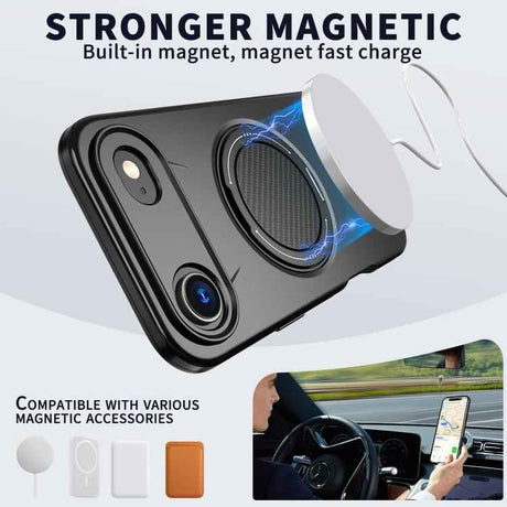 Kalebol Magnetic MagSafe Rotation Holder PC Phone Case