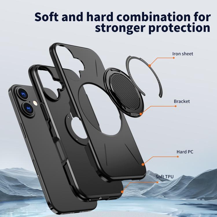 Kalebol Magnetic MagSafe Rotation Holder PC Phone Case