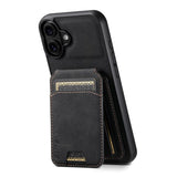 Suteni H02 Litchi Leather Card Wallet Phone Case with Stand Back Design